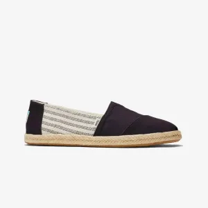 Toms | WMN'S ESPADRILLE ALPARGATA  { VANTABLACK / CARBAN