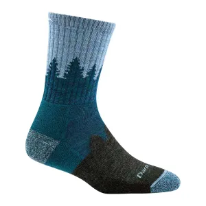 Treeline Micro Crew Midweight Hiking Sock - Blue