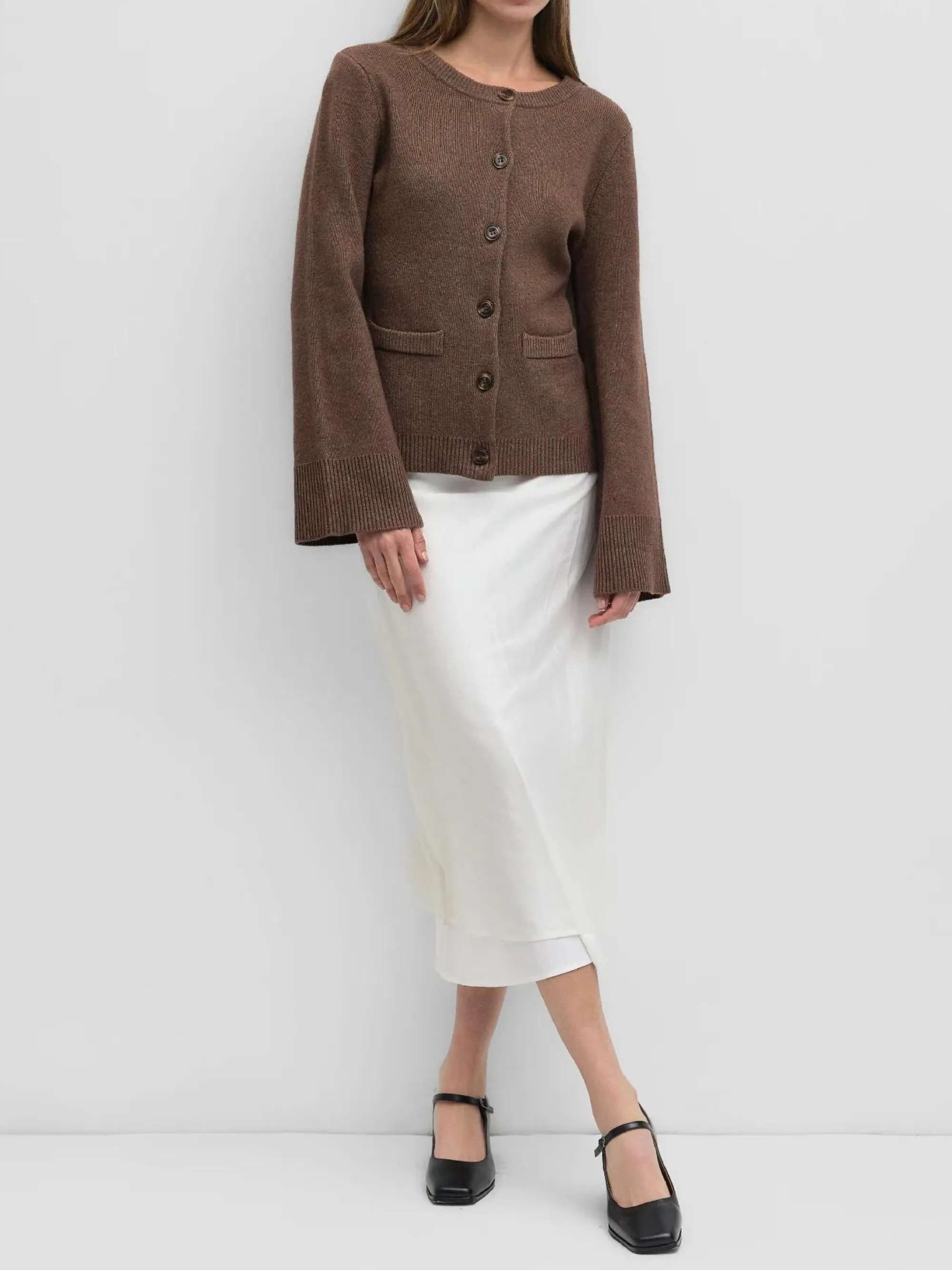 Tyler Cardigan | Chestnut Brown