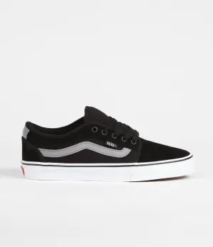 Vans Chukka Low Sidestripe Shoes - Black / Grey / White