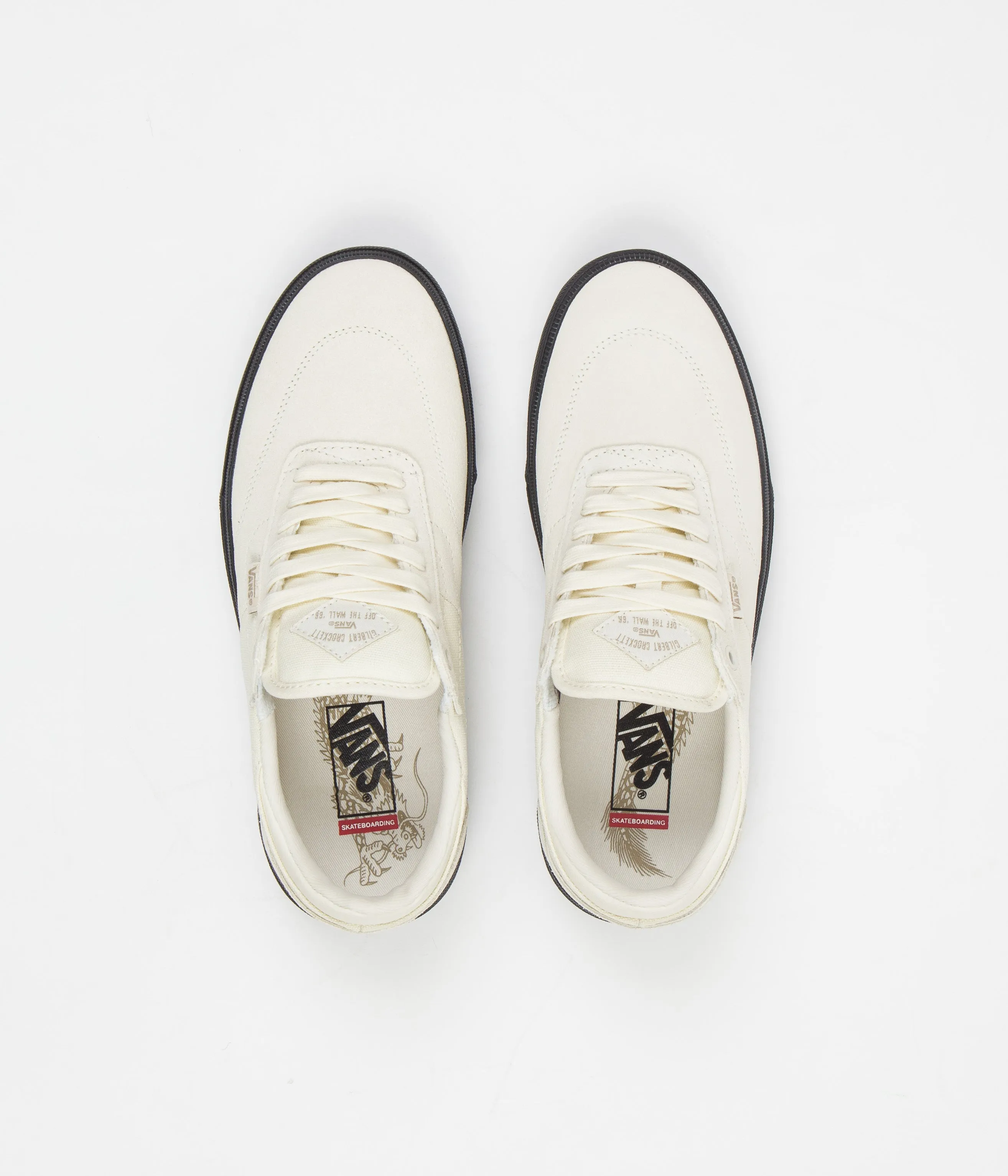 Vans Gilbert Crockett Shoes - (Crockett) Antique White / Black