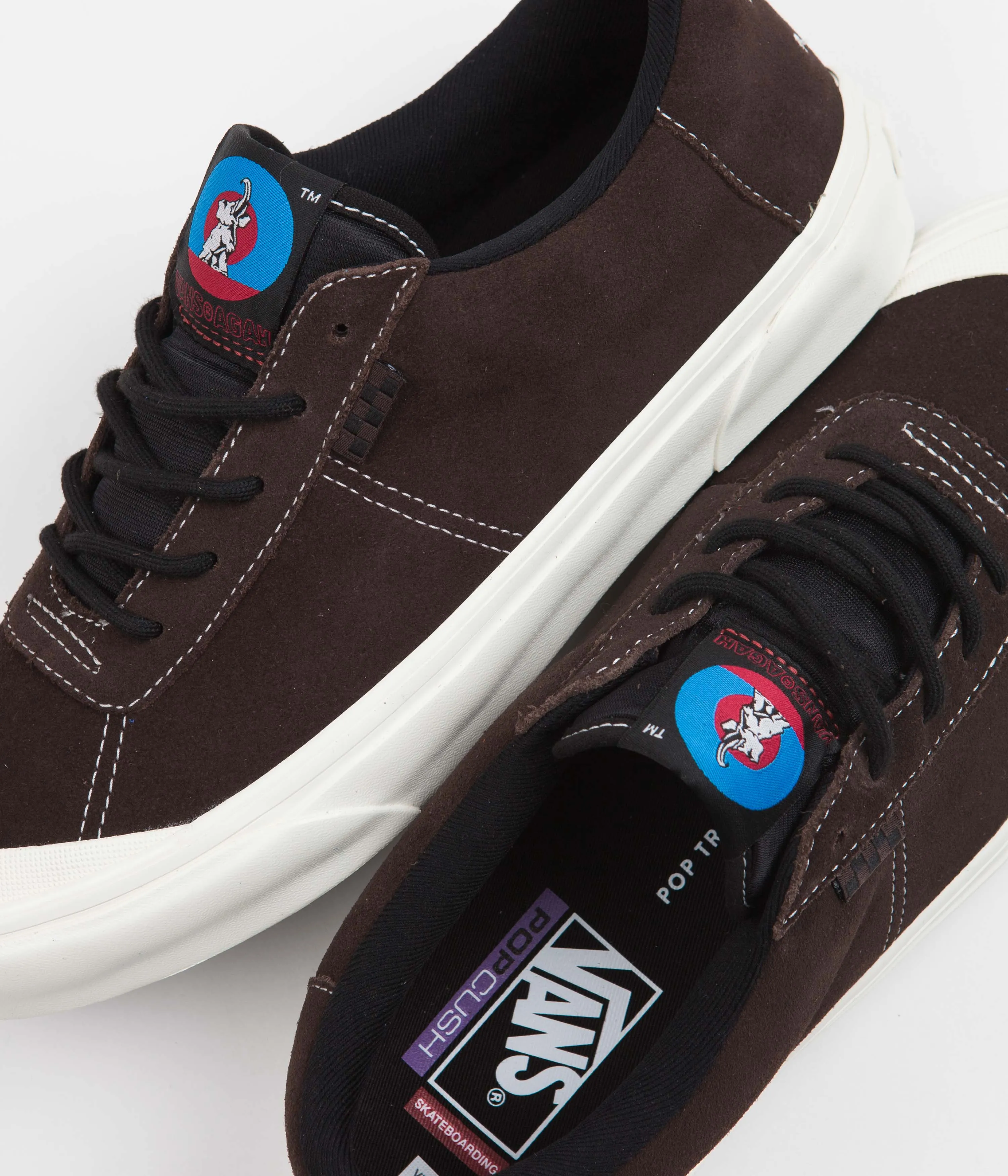 Vans Skate Agah Shoes - (Pop) Brown / Black