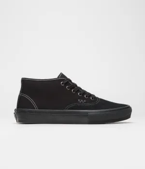 Vans Skate Authentic Mid Shoes - Blackout