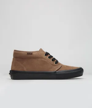 Vans Skate Chukka VCU Shoes - Brown / Black