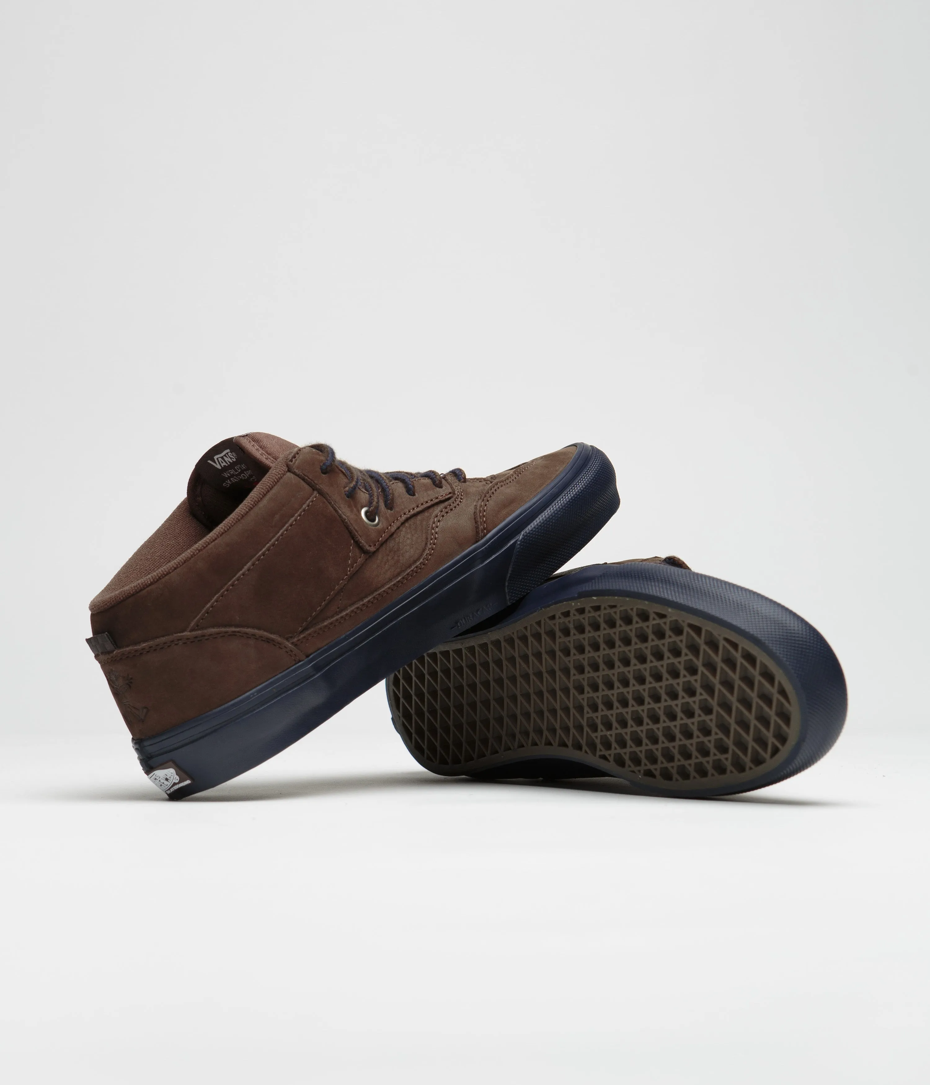 Vans Skate Half Cab '92 Shoes - (Nick Michel) Brown / Navy