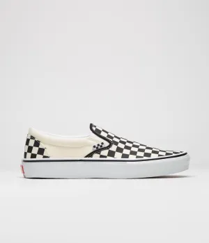 Vans Skate Slip-On Shoes - (Checkerboard) Black / Off White