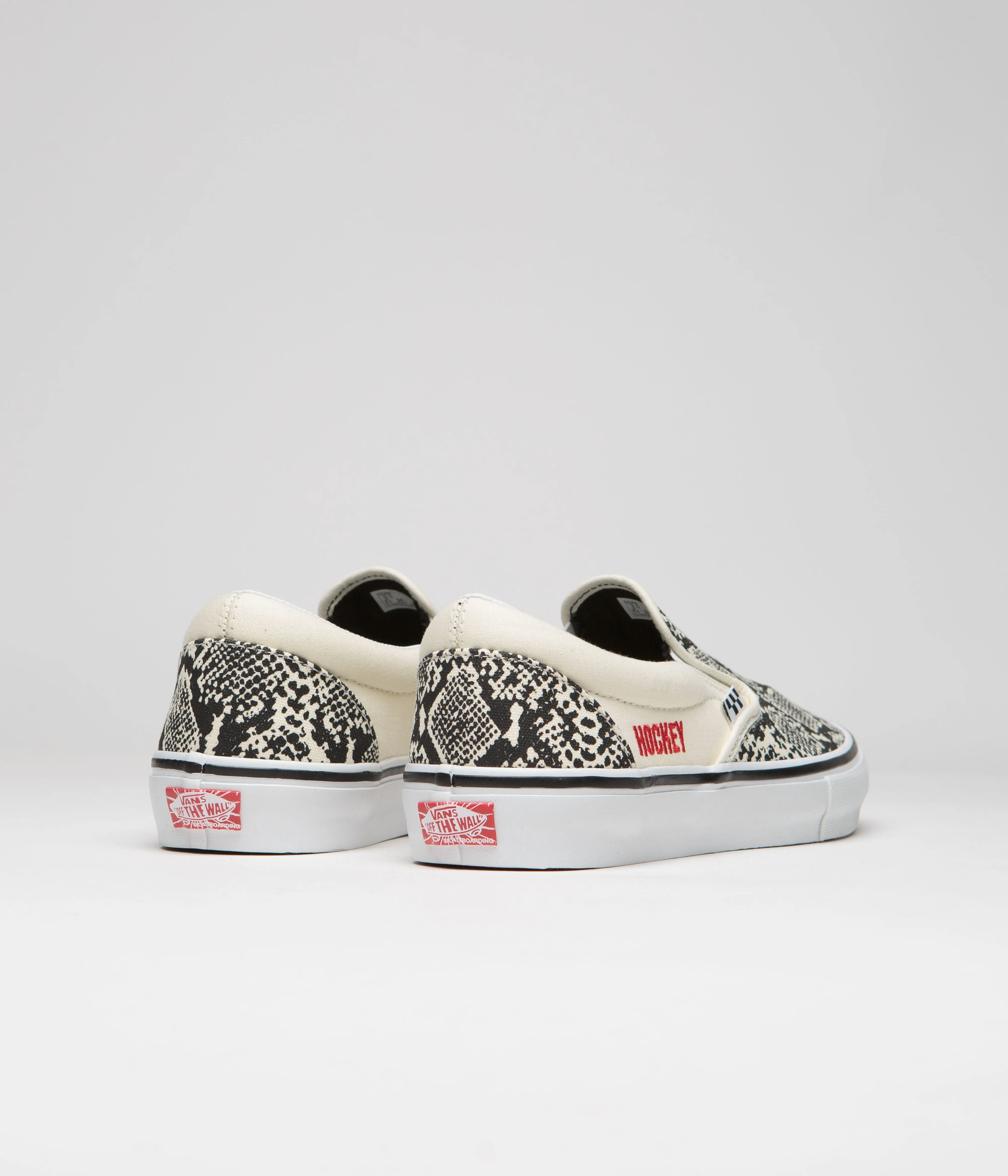 Vans Skate Slip-On Shoes - (Hockey Skateboards) Snake Skin