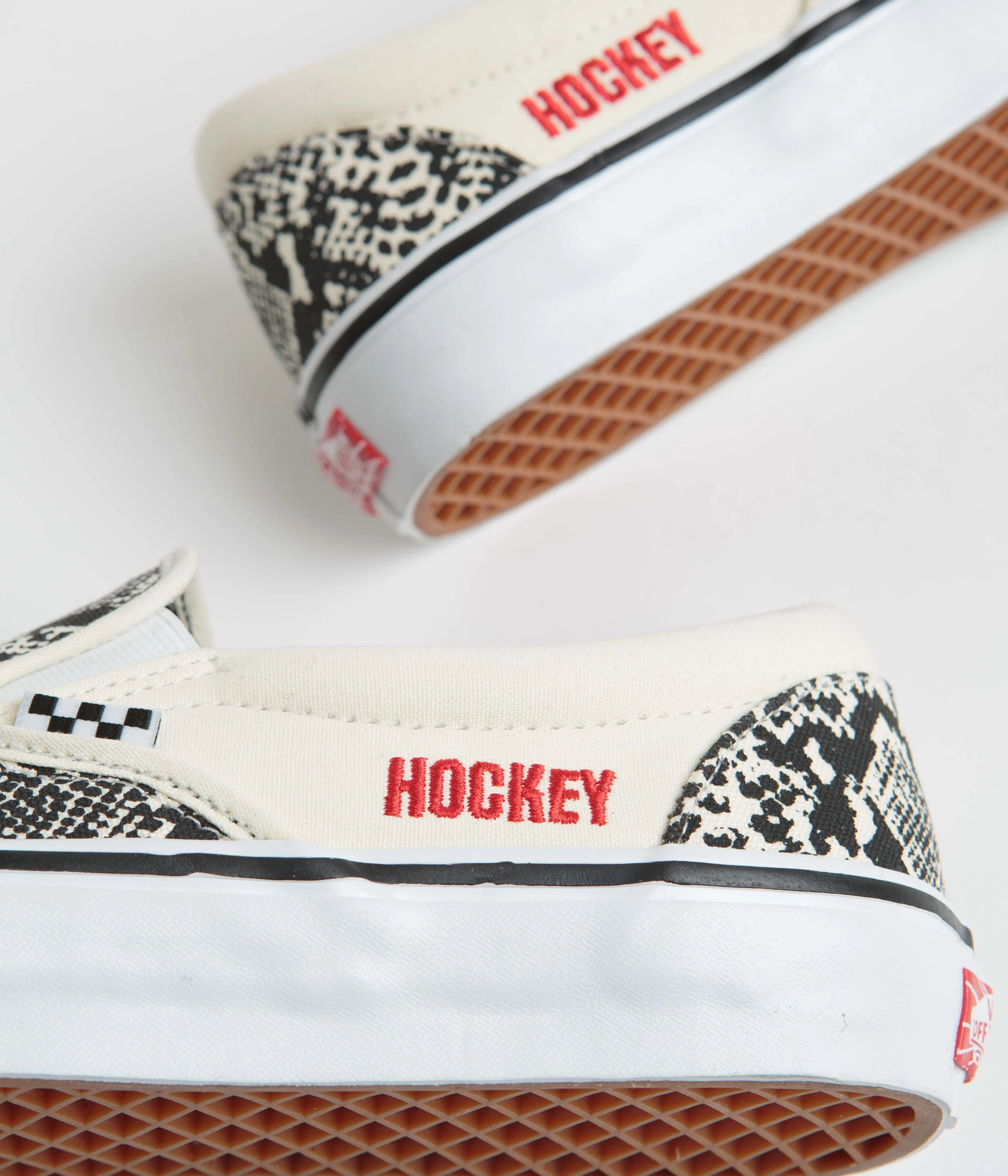 Vans Skate Slip-On Shoes - (Hockey Skateboards) Snake Skin