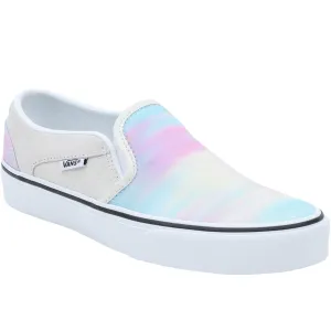 Vans Womens Asher Slip On Pumps - White