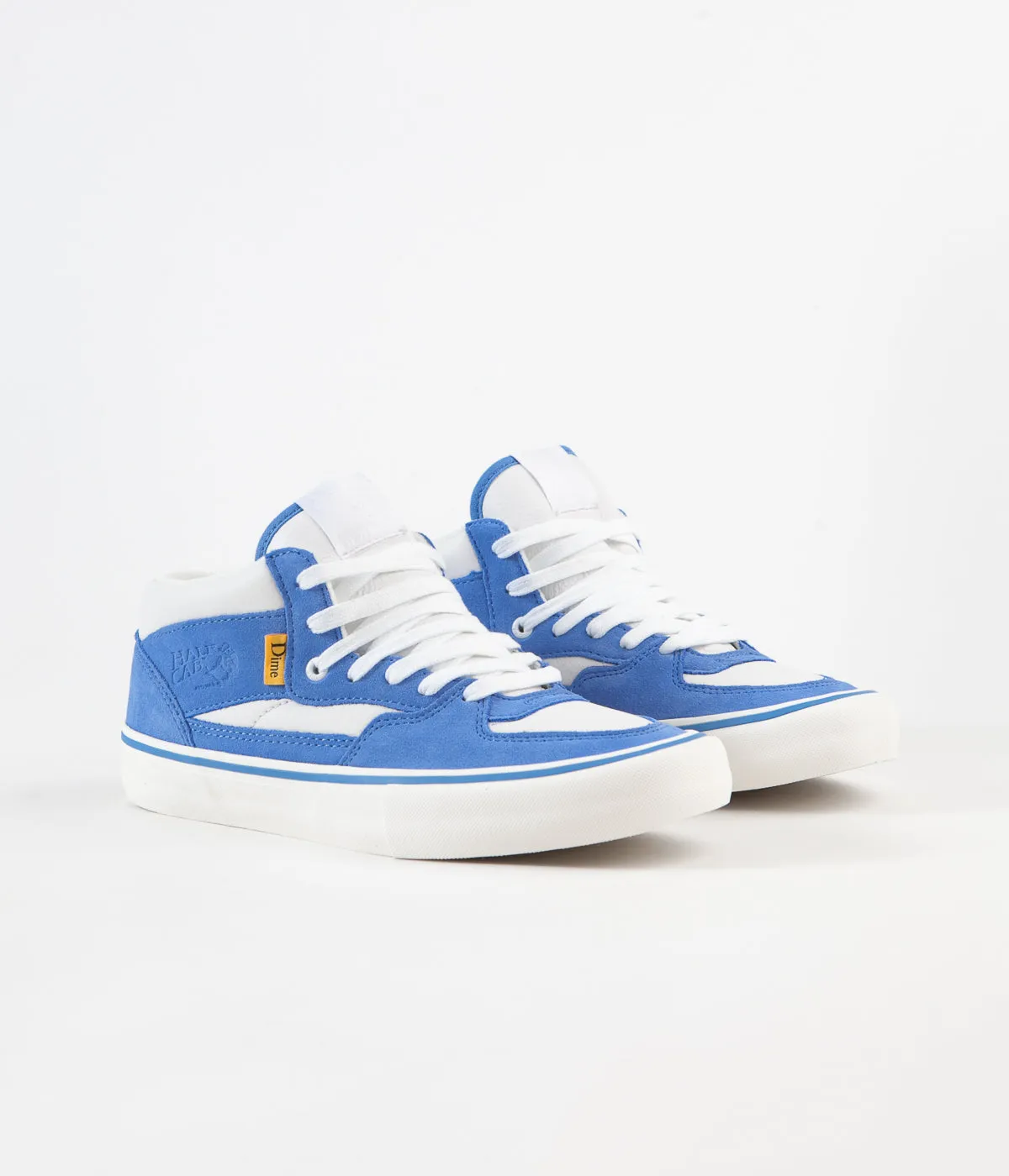 Vans x Dime Half Cab Pro Shoes - Blue / Marshmallow