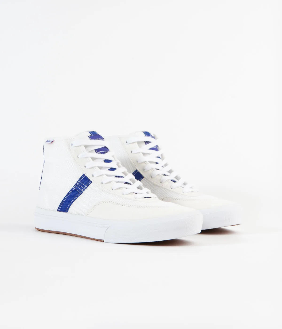 Vans x Quasi Crockett High Pro LTD Shoes - True White / Surf The Web