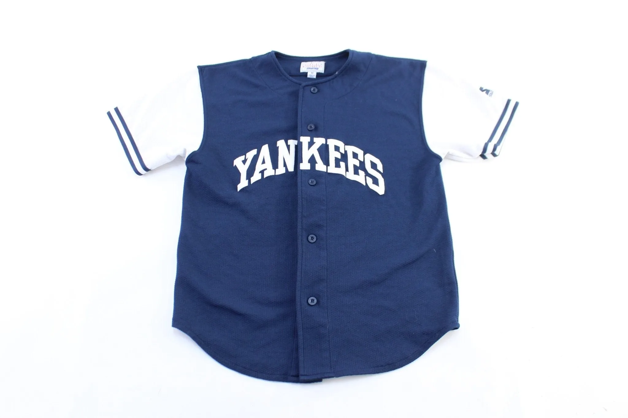 Vintage New York Yankees Embroidered Starter Baseball Jersey