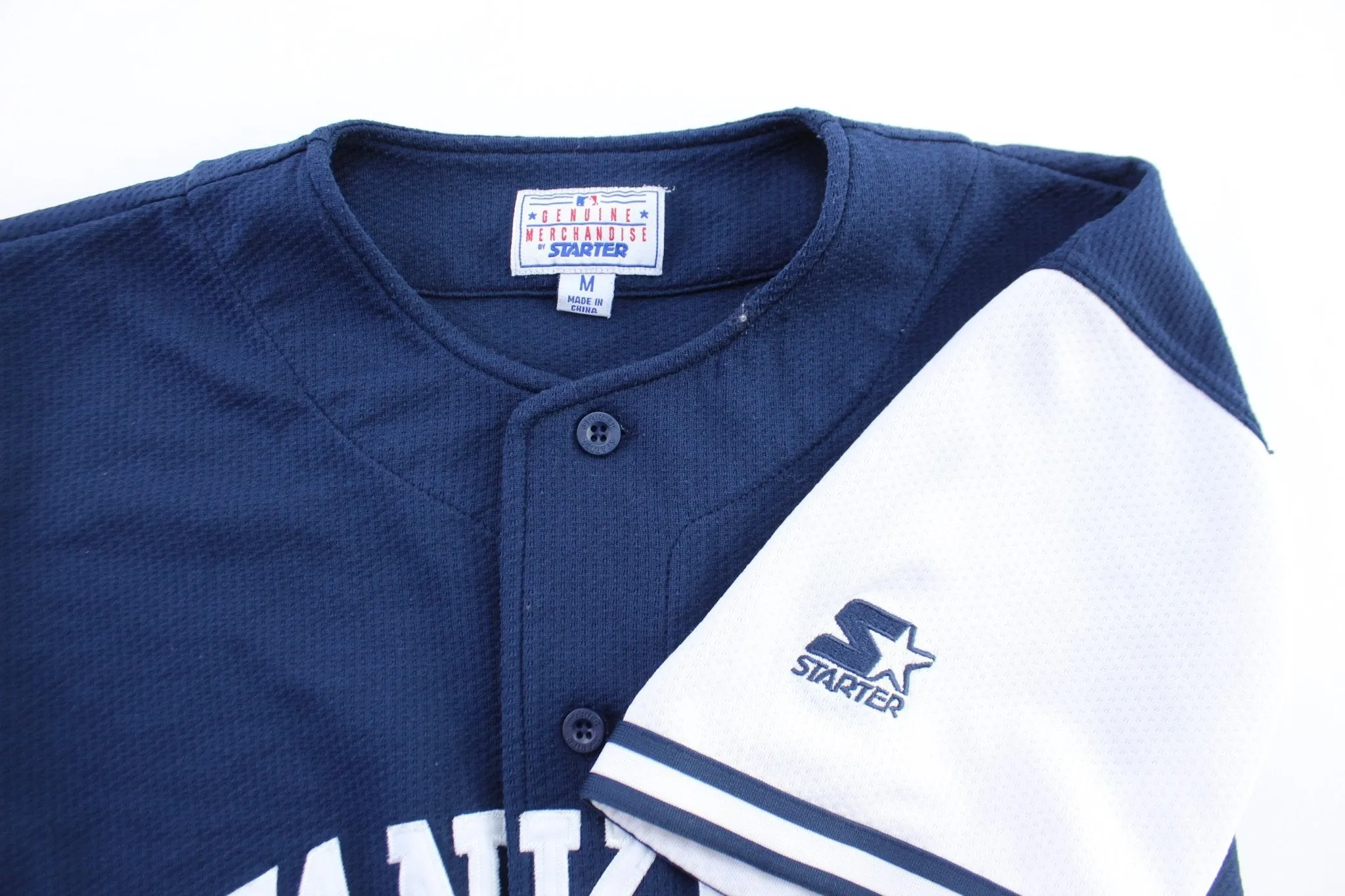 Vintage New York Yankees Embroidered Starter Baseball Jersey