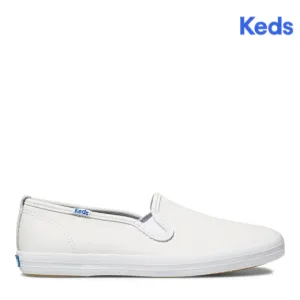 Women's Champion Leather Slip On Sneaker White (WH48600)