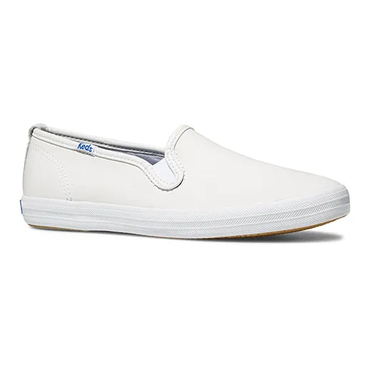 Women's Champion Leather Slip On Sneaker White (WH48600)