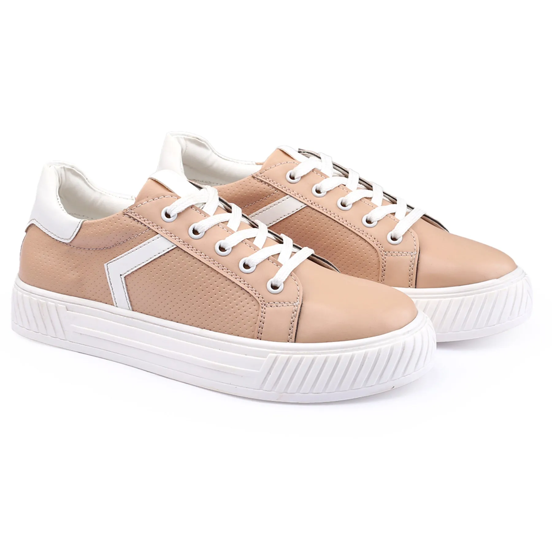 Women's Faux Leather Stylish And Fashionable Sneakers