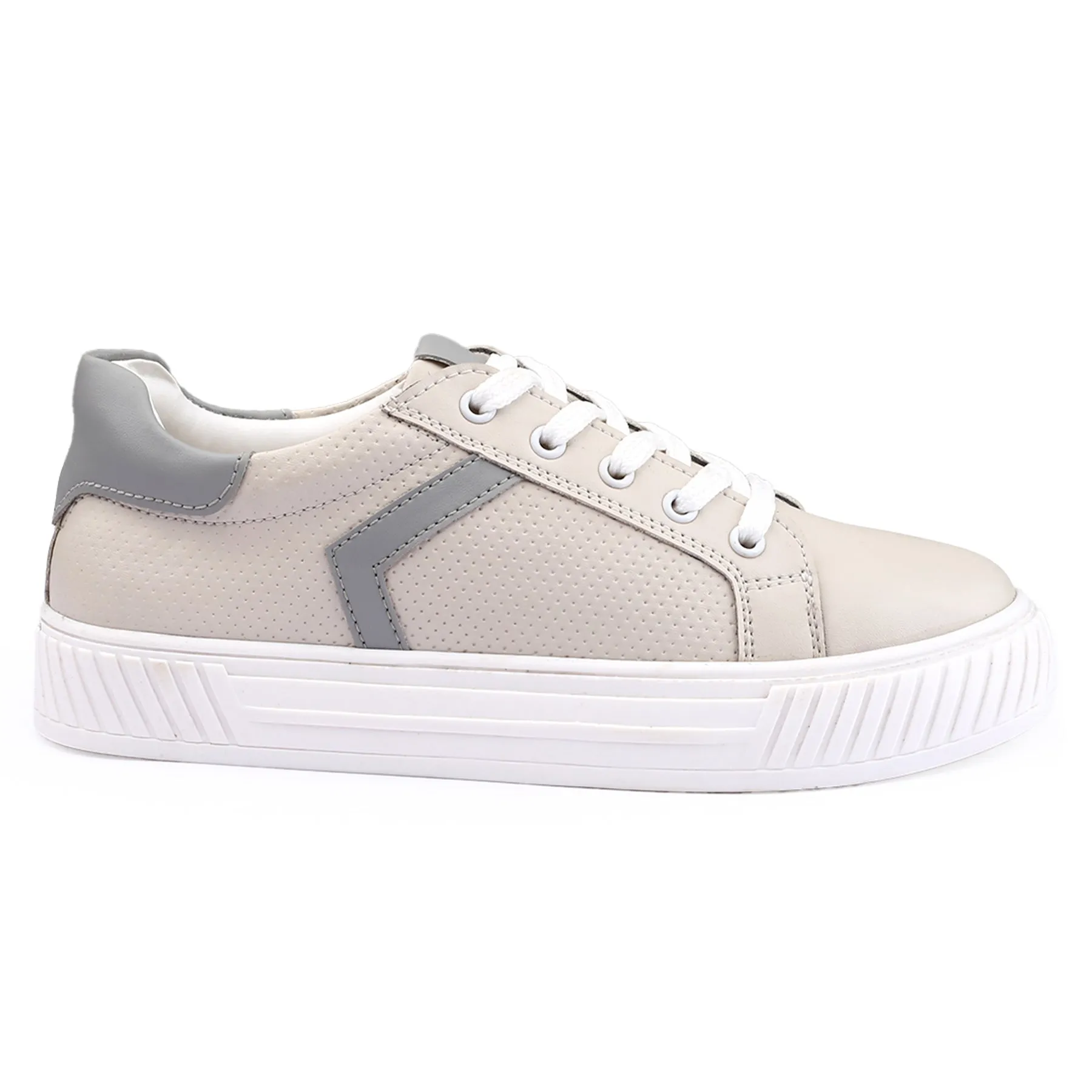 Women's Faux Leather Stylish And Fashionable Sneakers