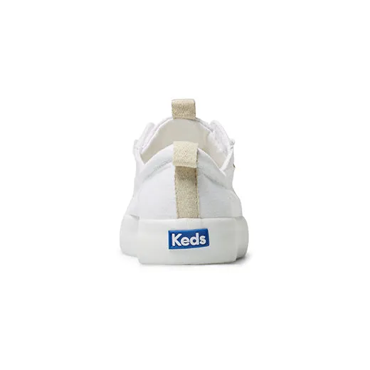 Women's Kickback Canvas White (WF66041)