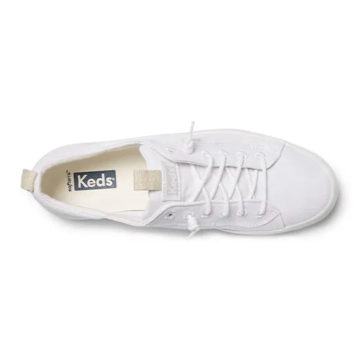 Women's Kickback Canvas White (WF66041)