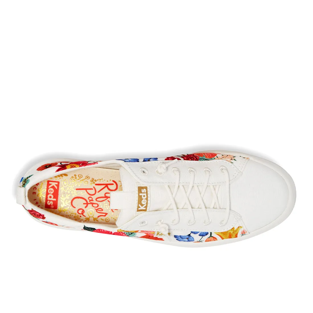 Women's Kickback RPC Blossoms Sneaker White/Multi (WF67939)