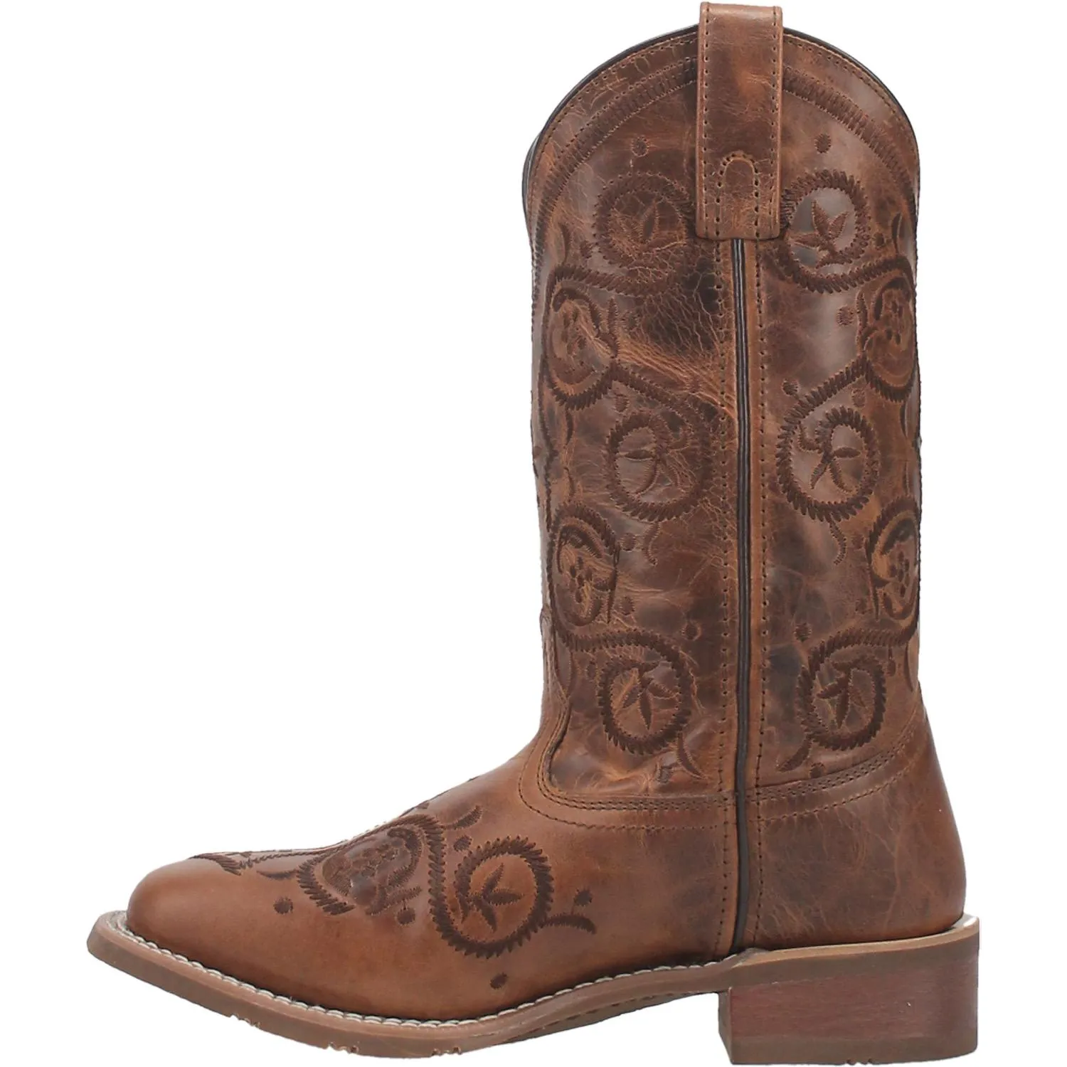 Women's Laredo 5863 11" Dizzie Brown Square Toe Boot