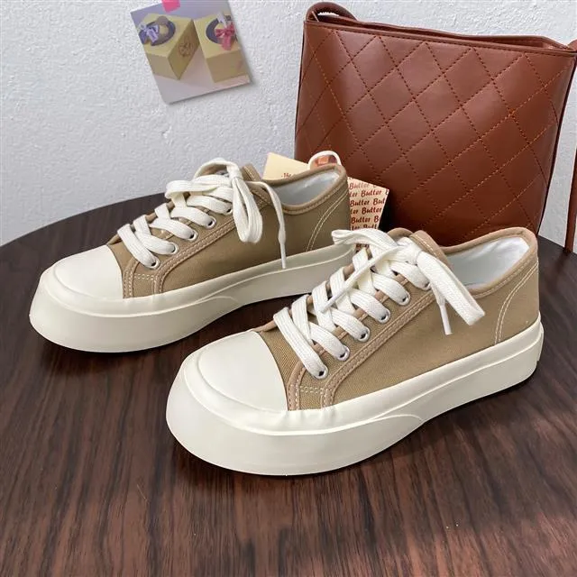 xiangtuibao  Sneakers Women Platform Sport Shoes Korean Spring Casual Basket Flat Tennis Athletic Canvas Trainers Anime Kawaii Lolita